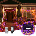 Halloween String Lights 200-380 LED 65.6-124.7ft | Purple Orange